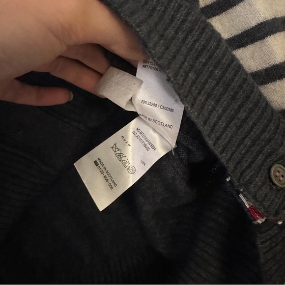 THOM BROWNE 4-bar Cardigan 1/ Men’s S - Picture 9 of 12